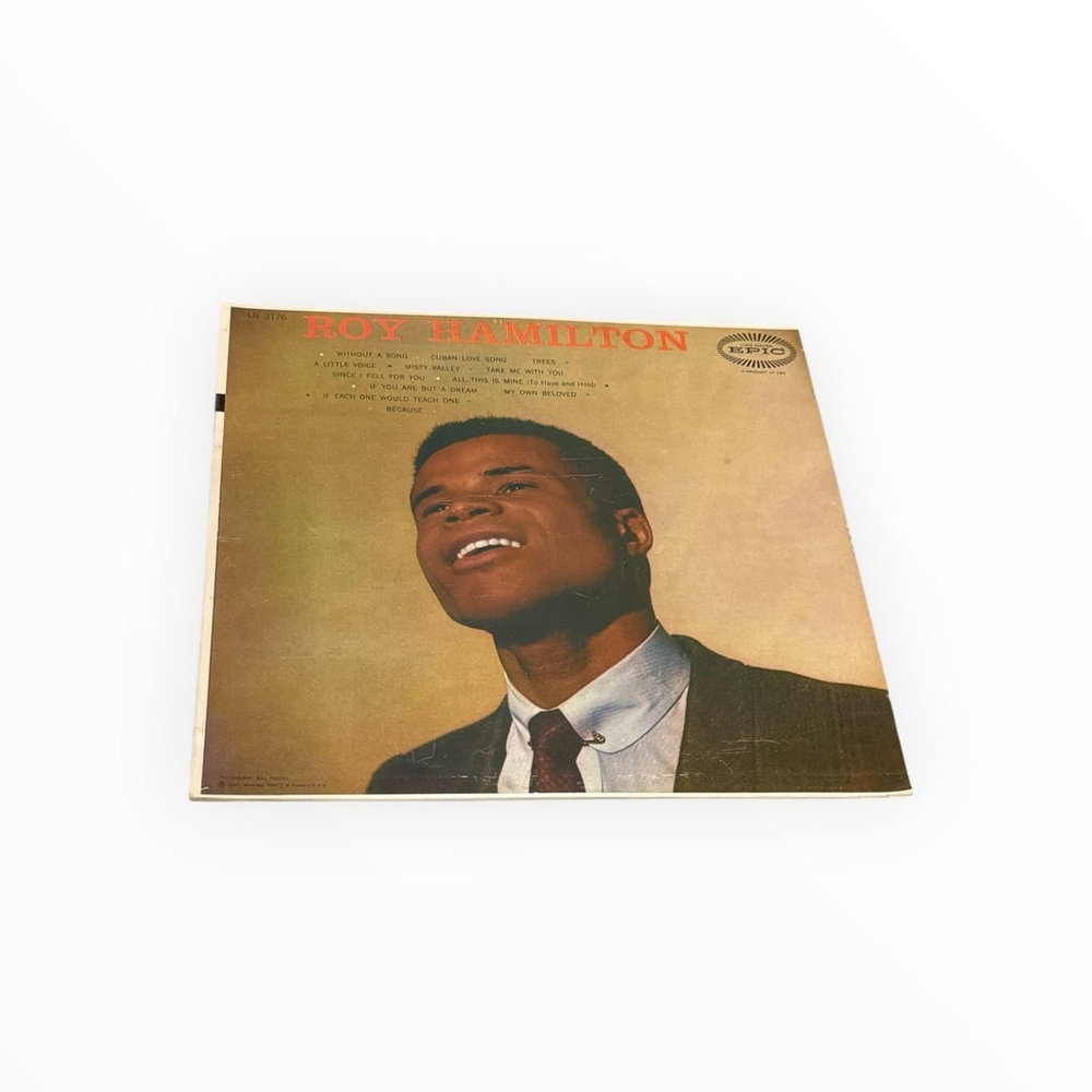 Vintage Roy Hamilton Vinyl LP AM Album 1958 Epic 33 RPM R&B Soul Vocal 12" Black